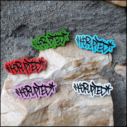 KORUPTED (5 Color) - Enamel Pin Set