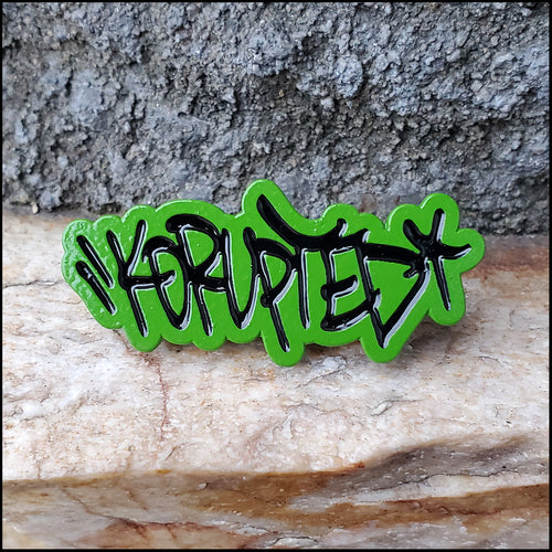 KORUPTED (Green) - Enamel Pin