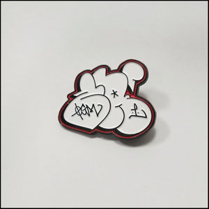 ZA ONE White Throwie - Enamel Pin