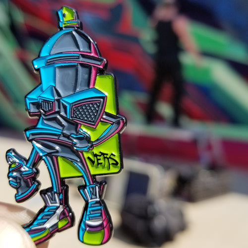 Vers718 Spraycan Character - Enamel Pin