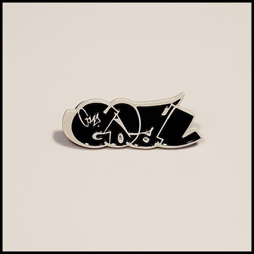 Goal GOMD Black Throwie - Enamel Pin