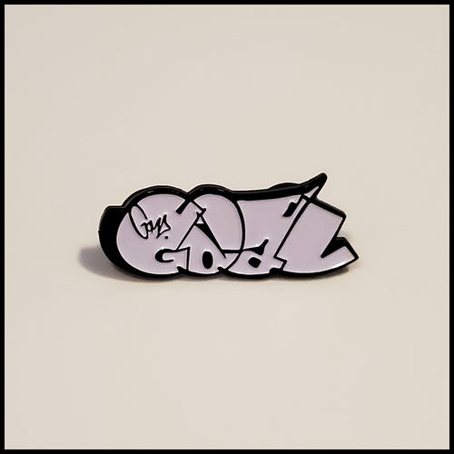 Goal GOMD White Throwie - Enamel Pin