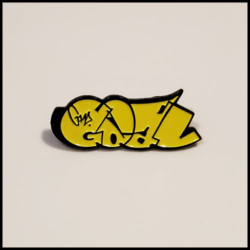 Goal GOMD Yellow Throwie - Enamel Pin