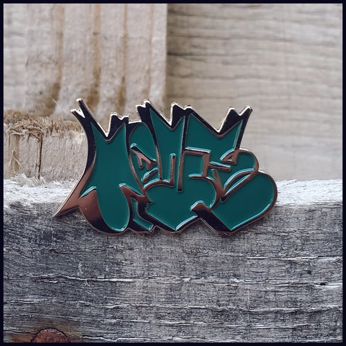 Tone Silver/Evergreen Throwie v2.0 - Enamel Pin