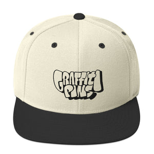 Simon Dee x Graffitipins (Black Lettering) - Snapback Hat