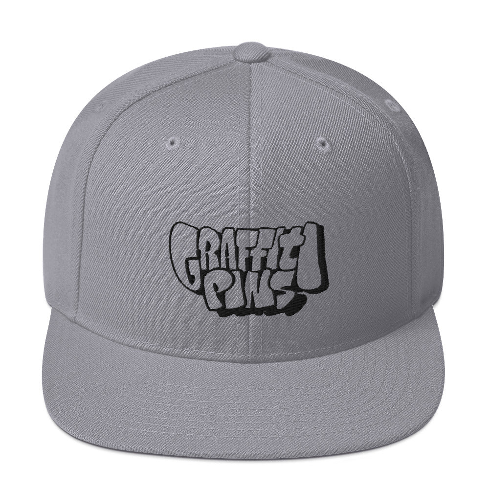 Simon Dee x Graffitipins (Black Lettering) - Snapback Hat